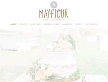 Tablet Screenshot of mayflourconfections.com